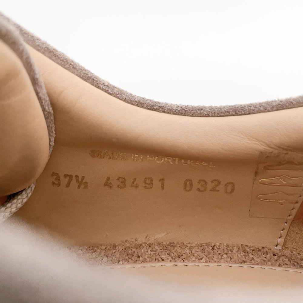 The Office of Angela Scott Mr. Logan Oxfords EU 37.5 US 7.5 Taupe Suede Shoes - Picture 10 of 10